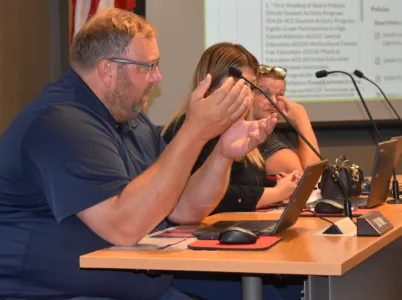 School board gets update on Franklin Field parking lot, talks 8th grade sports participation